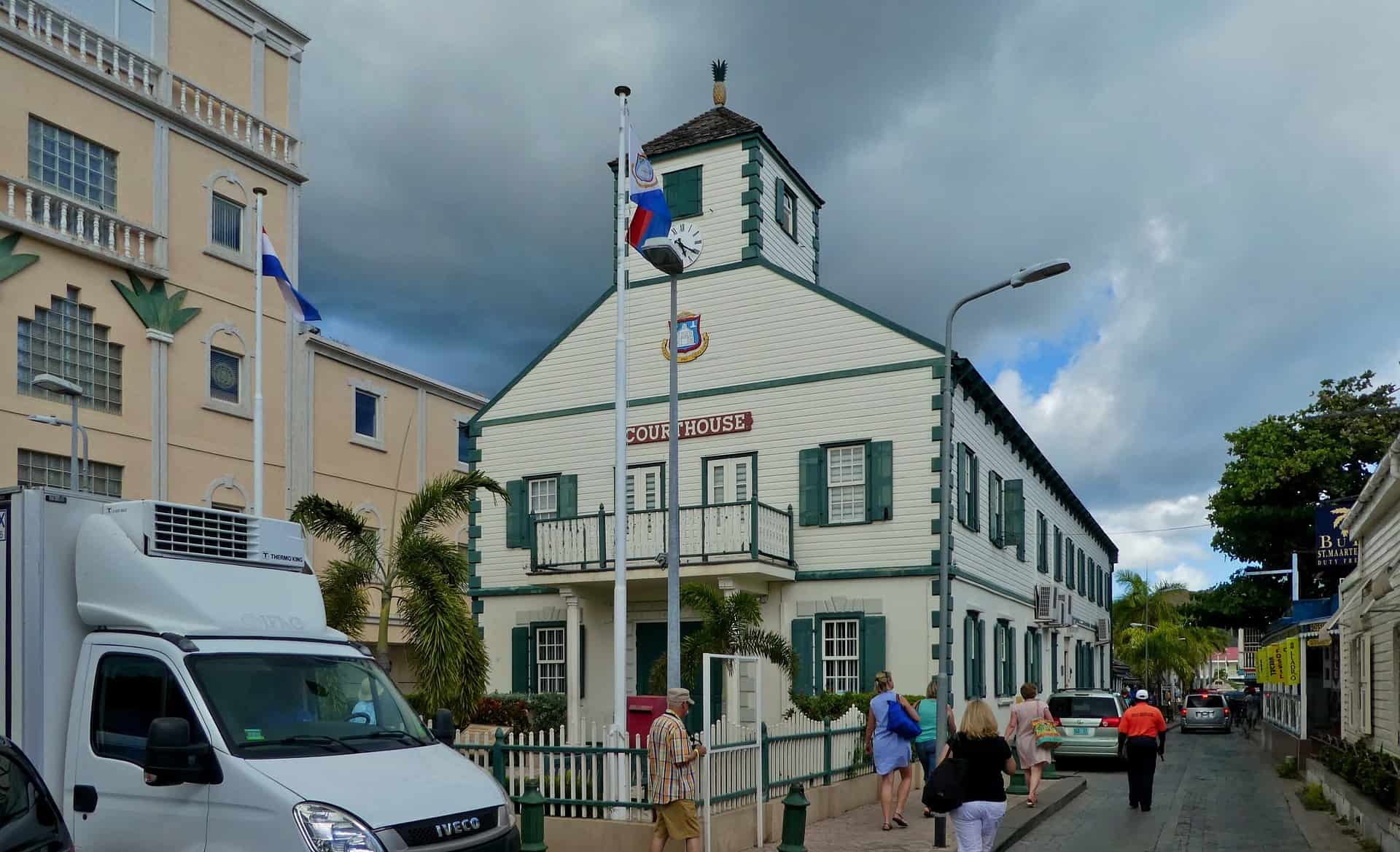 Philipsburg, St Maarten Courthouse